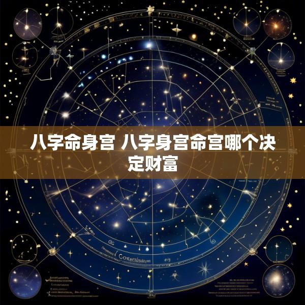 八字命身宫 八字身宫命宫哪个决定财富
