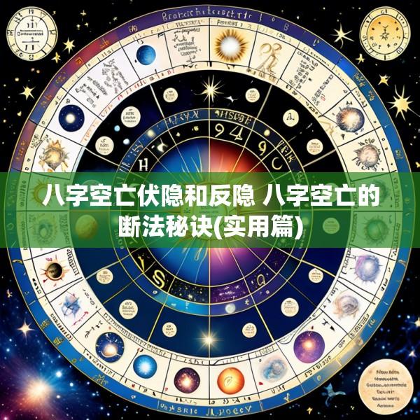 八字空亡伏隐和反隐 八字空亡的断法秘诀(实用篇)