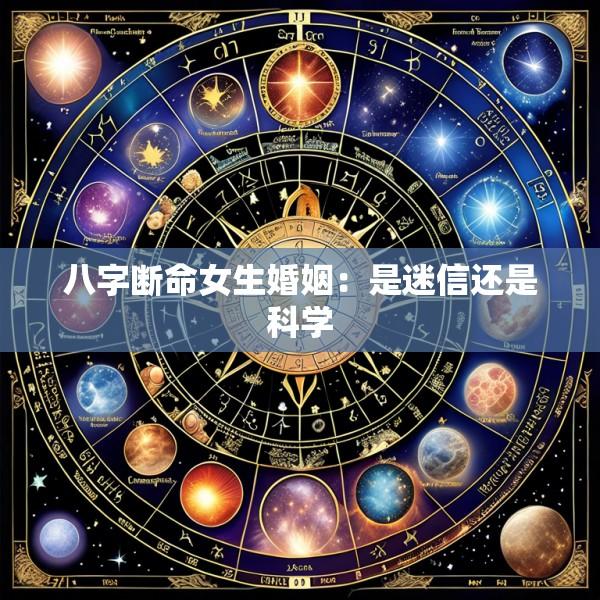 八字断命女生婚姻：是迷信还是科学