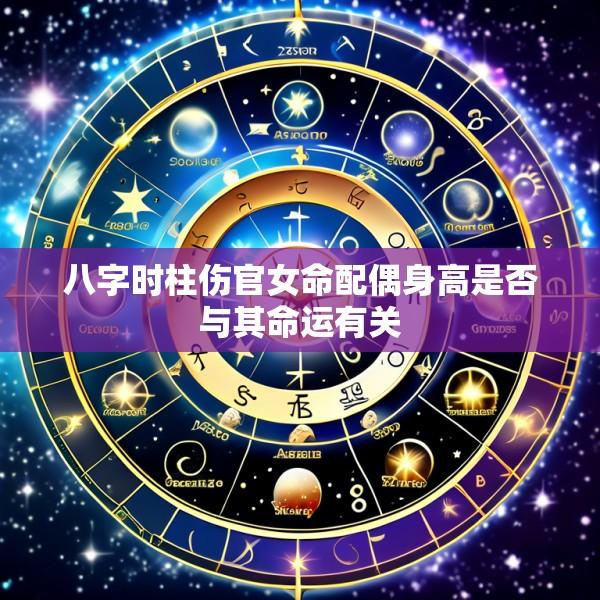 八字时柱伤官女命配偶身高是否与其命运有关