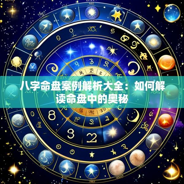 八字命盘案例解析大全：如何解读命盘中的奥秘
