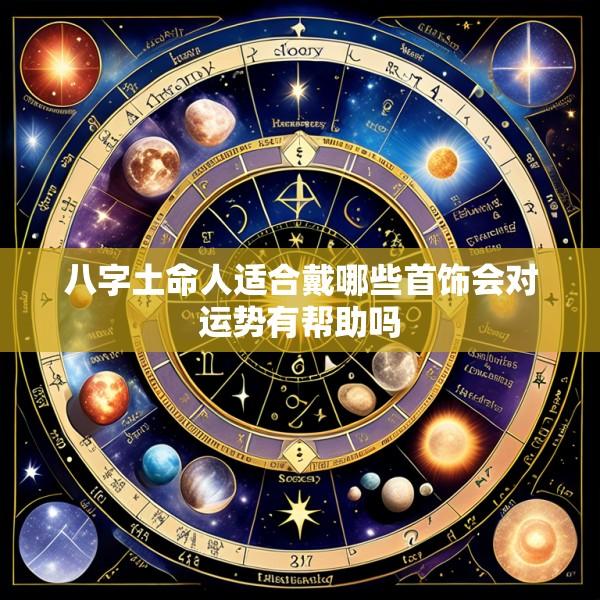 八字土命人适合戴哪些首饰会对运势有帮助吗
