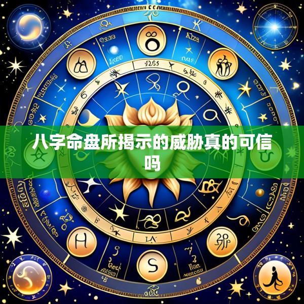八字命盘所揭示的威胁真的可信吗