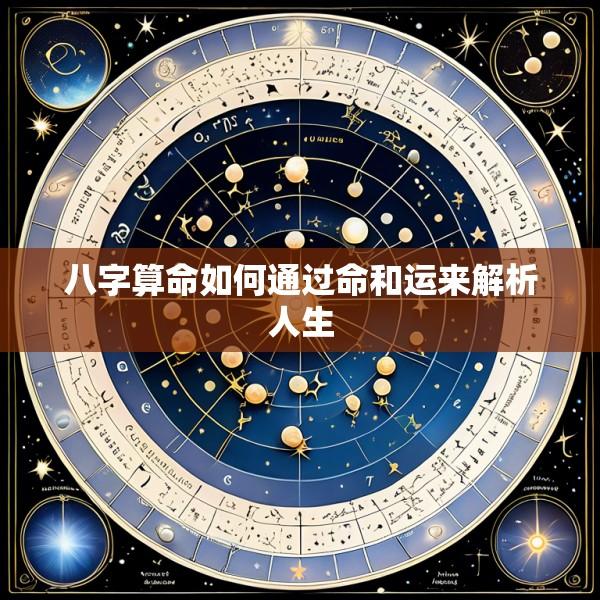 八字算命如何通过命和运来解析人生