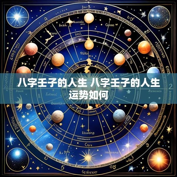 八字壬子的人生 八字壬子的人生运势如何