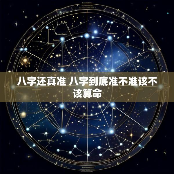 八字还真准 八字到底准不准该不该算命