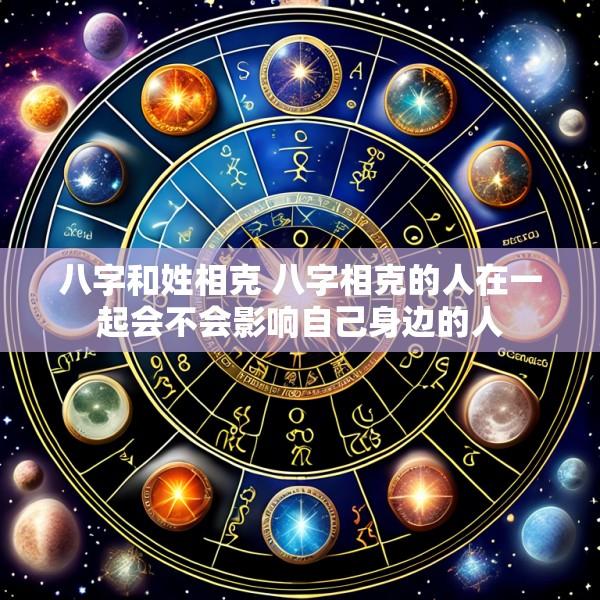 八字和姓相克 八字相克的人在一起会不会影响自己身边的人