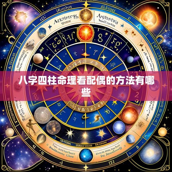 八字四柱命理看配偶的方法有哪些