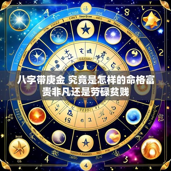 八字带庚金 究竟是怎样的命格富贵非凡还是劳碌贫贱
