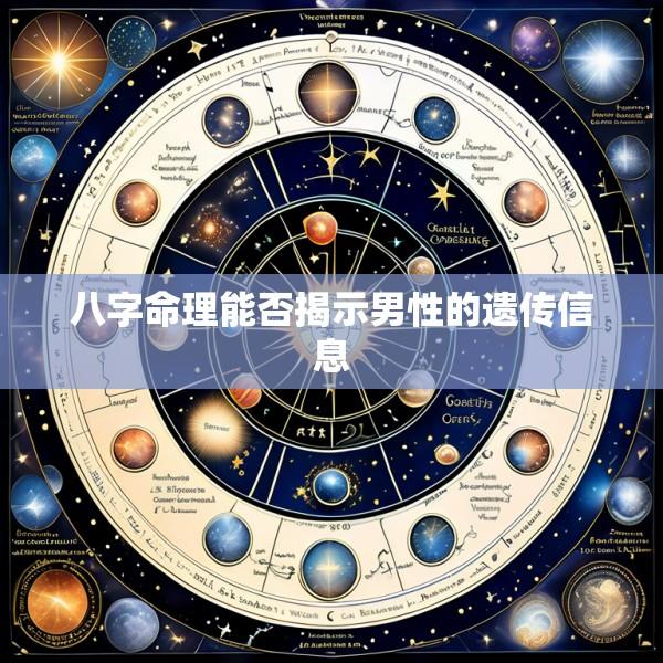 八字命理能否揭示男性的遗传信息