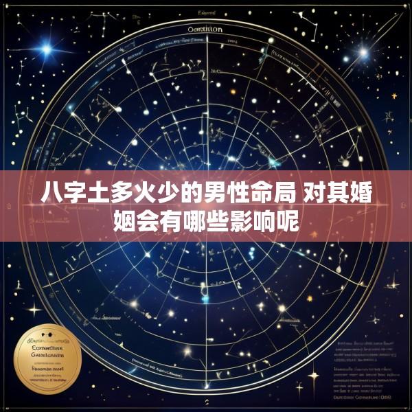 八字土多火少的男性命局 对其婚姻会有哪些影响呢