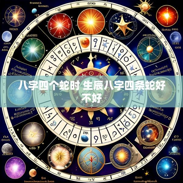 八字四个蛇时 生辰八字四条蛇好不好