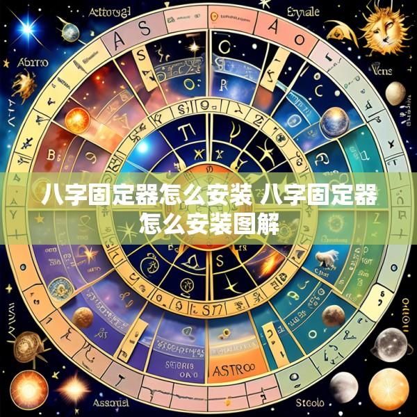 八字固定器怎么安装 八字固定器怎么安装图解