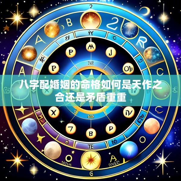 八字配婚姻的命格如何是天作之合还是矛盾重重