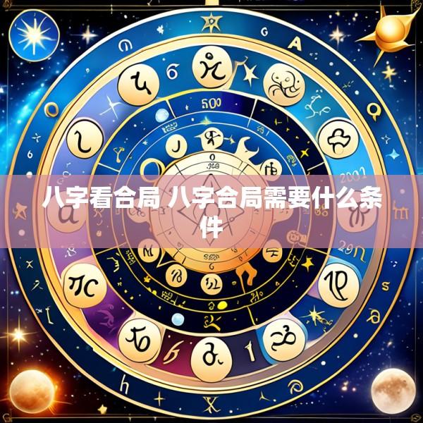 八字看合局 八字合局需要什么条件