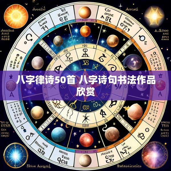 八字律诗50首 八字诗句书法作品欣赏