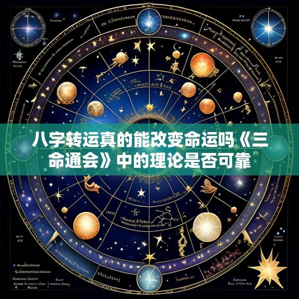 八字转运真的能改变命运吗《三命通会》中的理论是否可靠