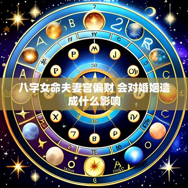 八字女命夫妻宫偏财 会对婚姻造成什么影响