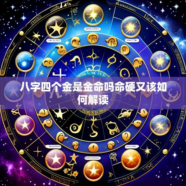八字四个金是金命吗命硬又该如何解读