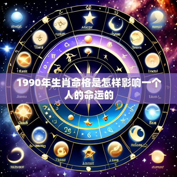 1990年生肖命格是怎样影响一个人的命运的