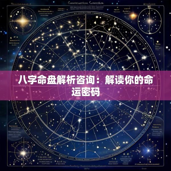 八字命盘解析咨询：解读你的命运密码