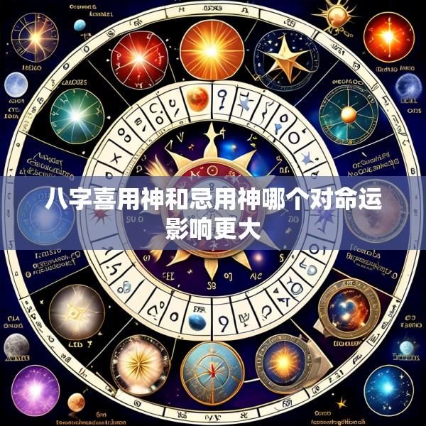 八字喜用神和忌用神哪个对命运影响更大