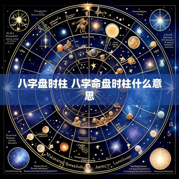 八字盘时柱 八字命盘时柱什么意思