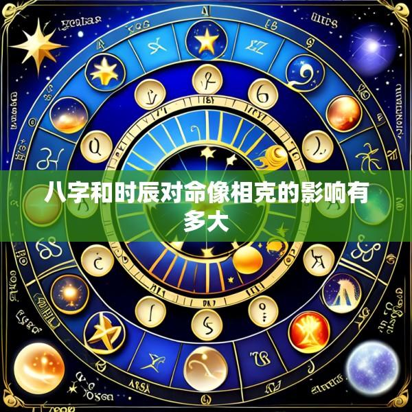 八字和时辰对命像相克的影响有多大