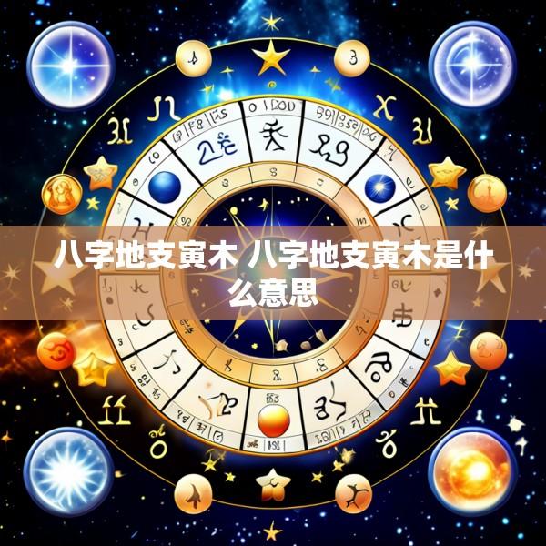 八字地支寅木 八字地支寅木是什么意思
