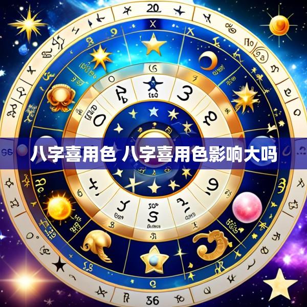 八字喜用色 八字喜用色影响大吗