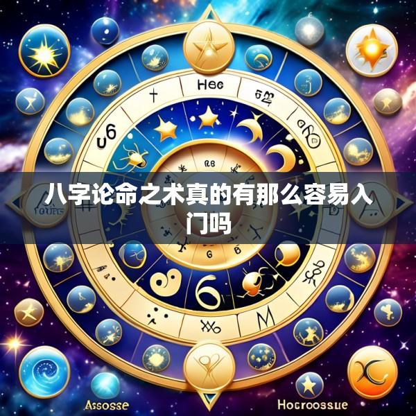 八字论命之术真的有那么容易入门吗