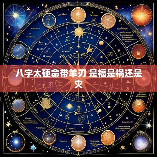 八字太硬命带羊刃 是福是祸还是灾