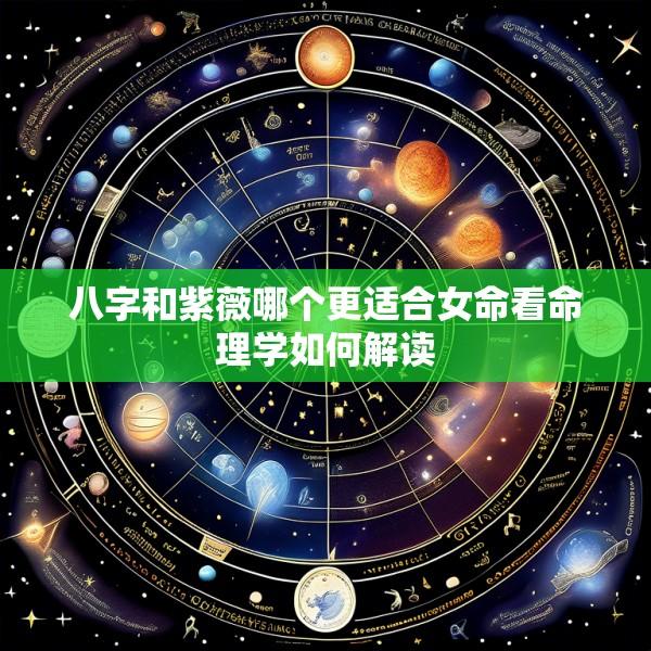 八字和紫薇哪个更适合女命看命理学如何解读