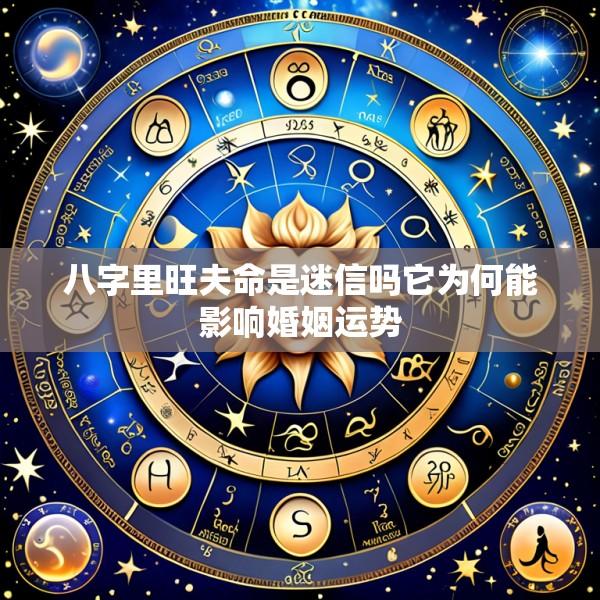 八字里旺夫命是迷信吗它为何能影响婚姻运势