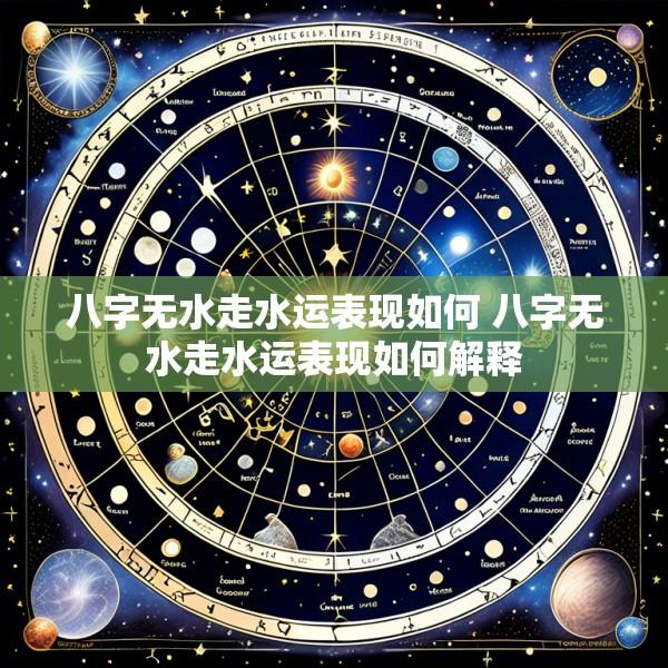 八字无水走水运表现如何 八字无水走水运表现如何解释