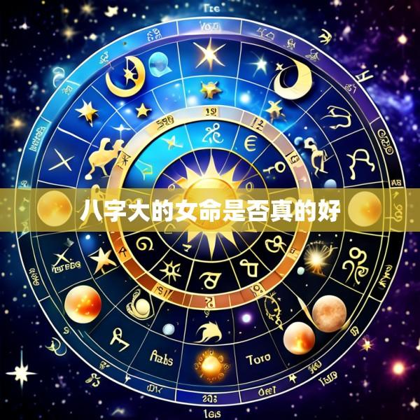 八字大的女命是否真的好