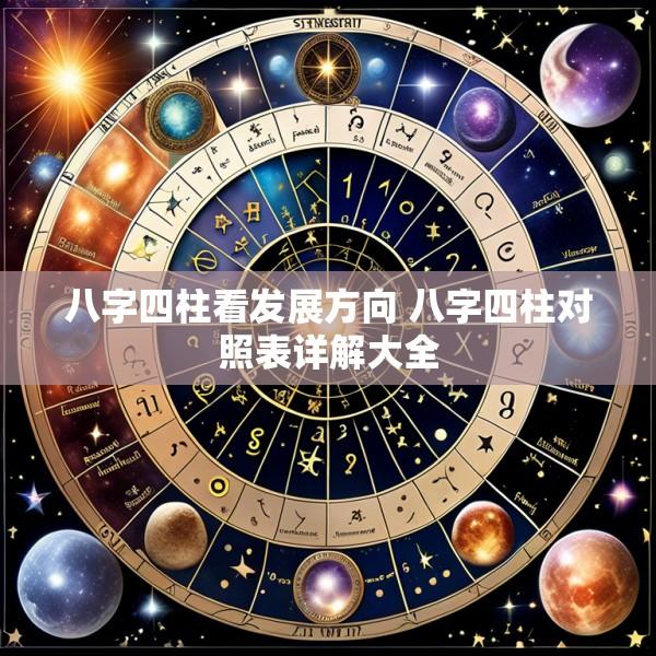 八字四柱看发展方向 八字四柱对照表详解大全