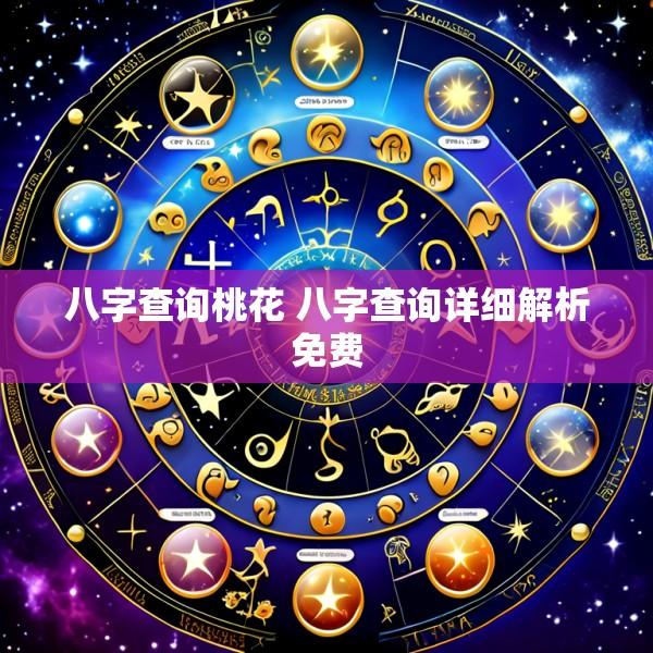 八字查询桃花 八字查询详细解析免费