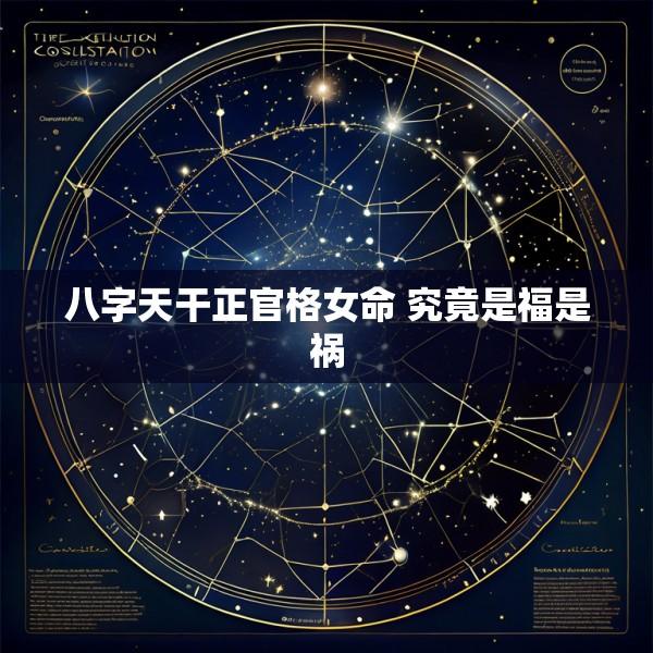 八字天干正官格女命 究竟是福是祸