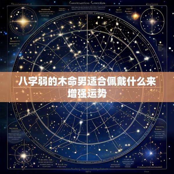 八字弱的木命男适合佩戴什么来增强运势
