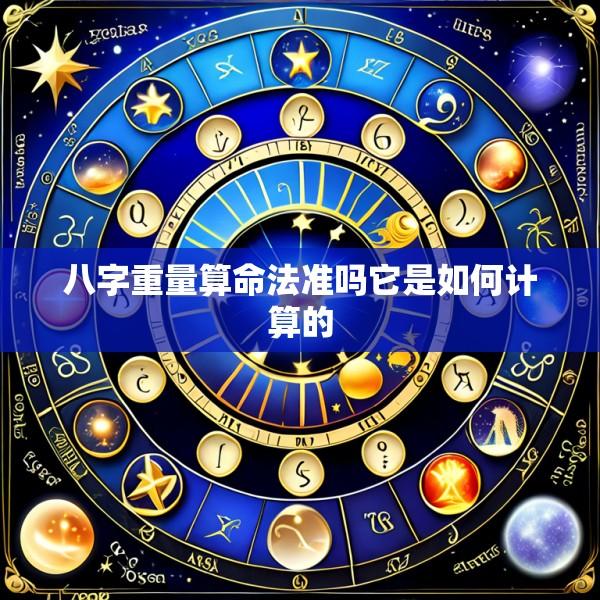 八字重量算命法准吗它是如何计算的