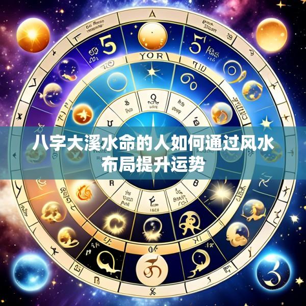 八字大溪水命的人如何通过风水布局提升运势