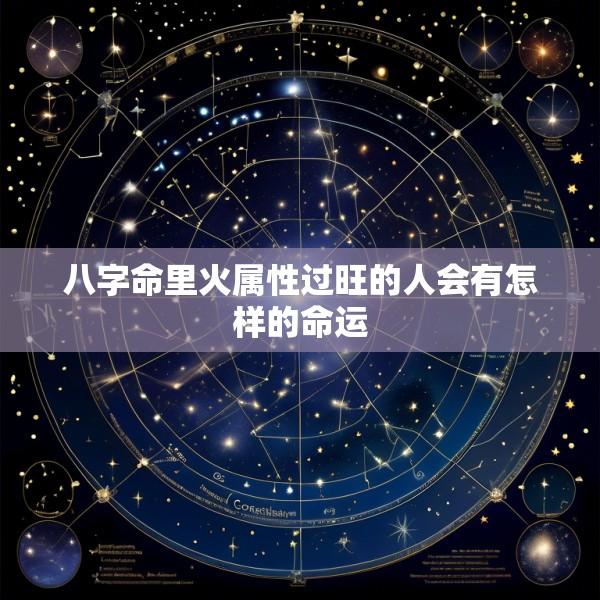 八字命里火属性过旺的人会有怎样的命运