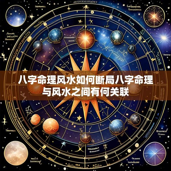 八字命理风水如何断局八字命理与风水之间有何关联
