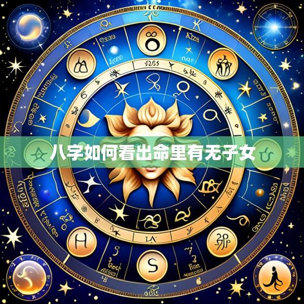 八字如何看出命里有无子女