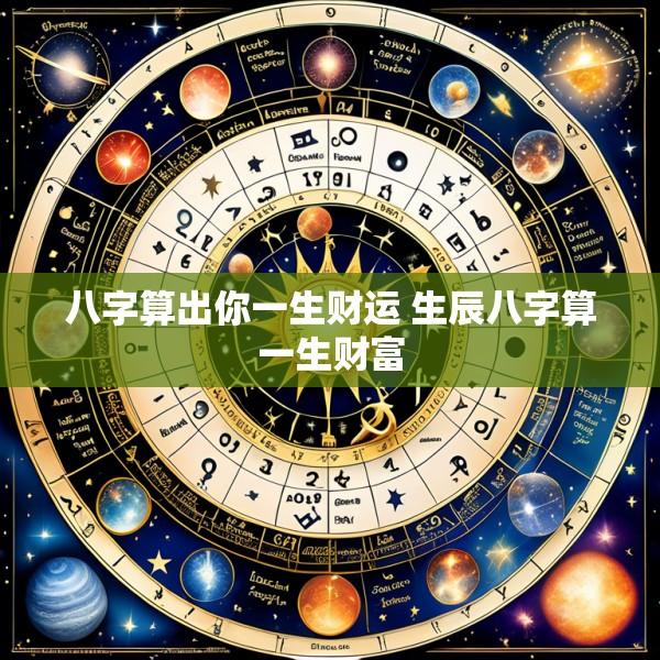 八字算出你一生财运 生辰八字算一生财富
