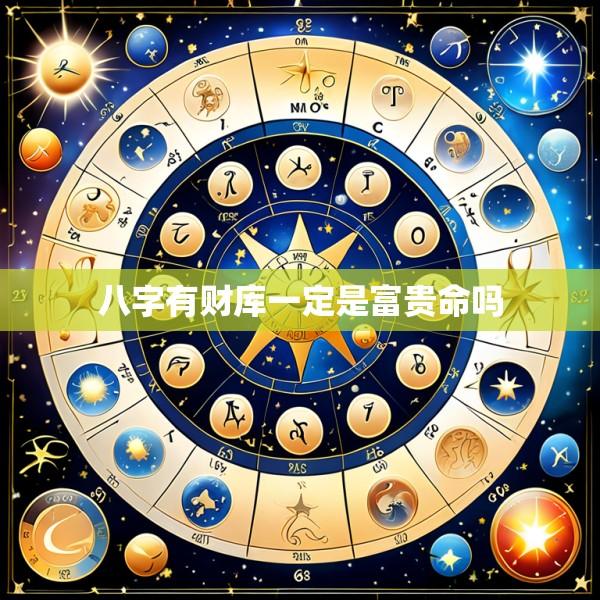 八字有财库一定是富贵命吗