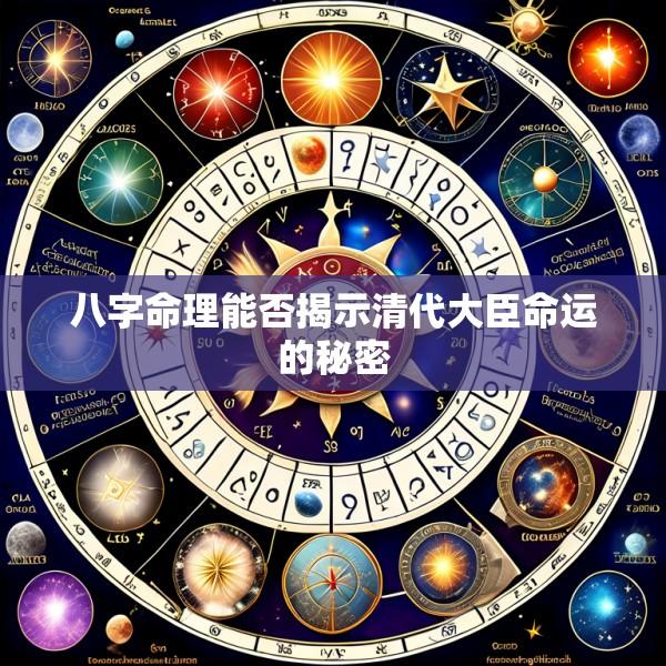 八字命理能否揭示清代大臣命运的秘密