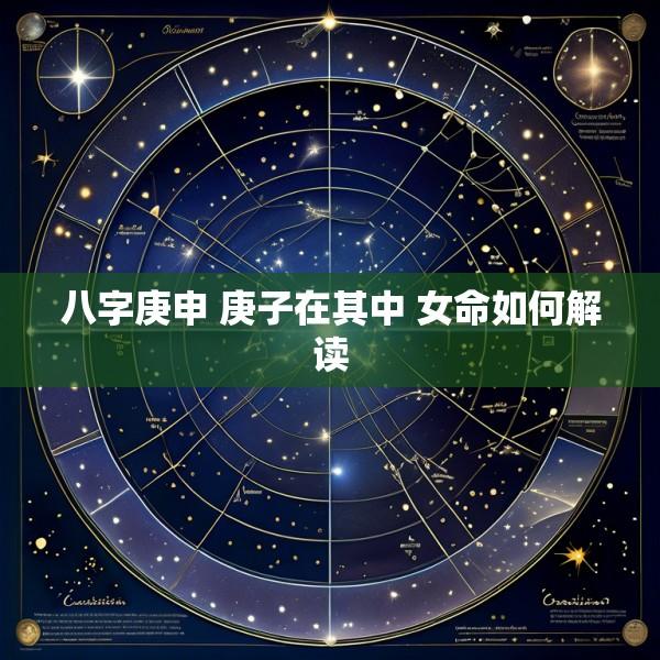 八字庚申 庚子在其中 女命如何解读