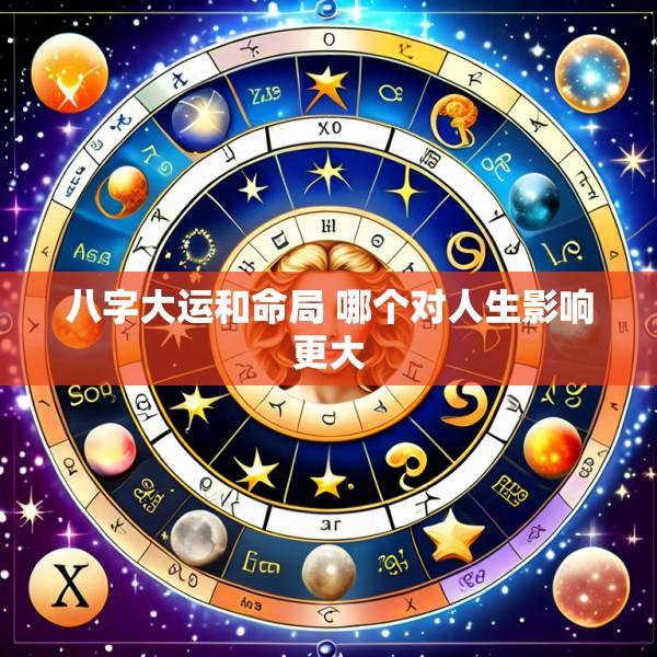 八字大运和命局 哪个对人生影响更大